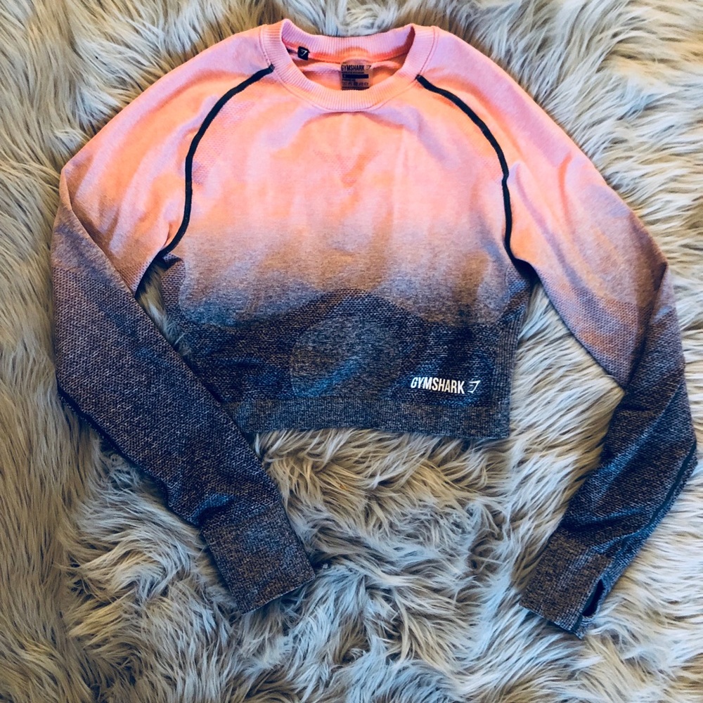 GYMSHARK Ombre Seamless Crop Top